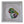 A circular mosaic wall art piece featuring a stylized parrot head in green, purple, red, and black, mounted inside a square white shadow box frame.