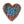Heart shaped mosaic wall art featuring a stylized butterfly design. Crafted with reflective blue mirror glass pieces on a bronze mirror background, set on rustic wood.