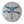 Circular mosaic wall art featuring a stylized dragonfly design. Crafted with gold-dusted dark blue glass pieces and iridescent gems on a gold-dusted white background, set on rustic wood.