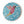 Circular mosaic wall art featuring a stylized hummingbird design. Crafted with glittery pink and gold glass pieces on a sparkly blue background, set on rustic wood.