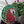 Macaw mosaic on the table surrounded by plants 