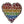 Heart shaped mosaic wall art featuring a glittery pride rainbow design. Crafted with colourful sparkly glass pieces, set on rustic wood.
