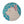 Circular mosaic wall art featuring a stylized cat design. Crafted with glittery pink and white glass pieces on a sparkly blue background, set on rustic wood.