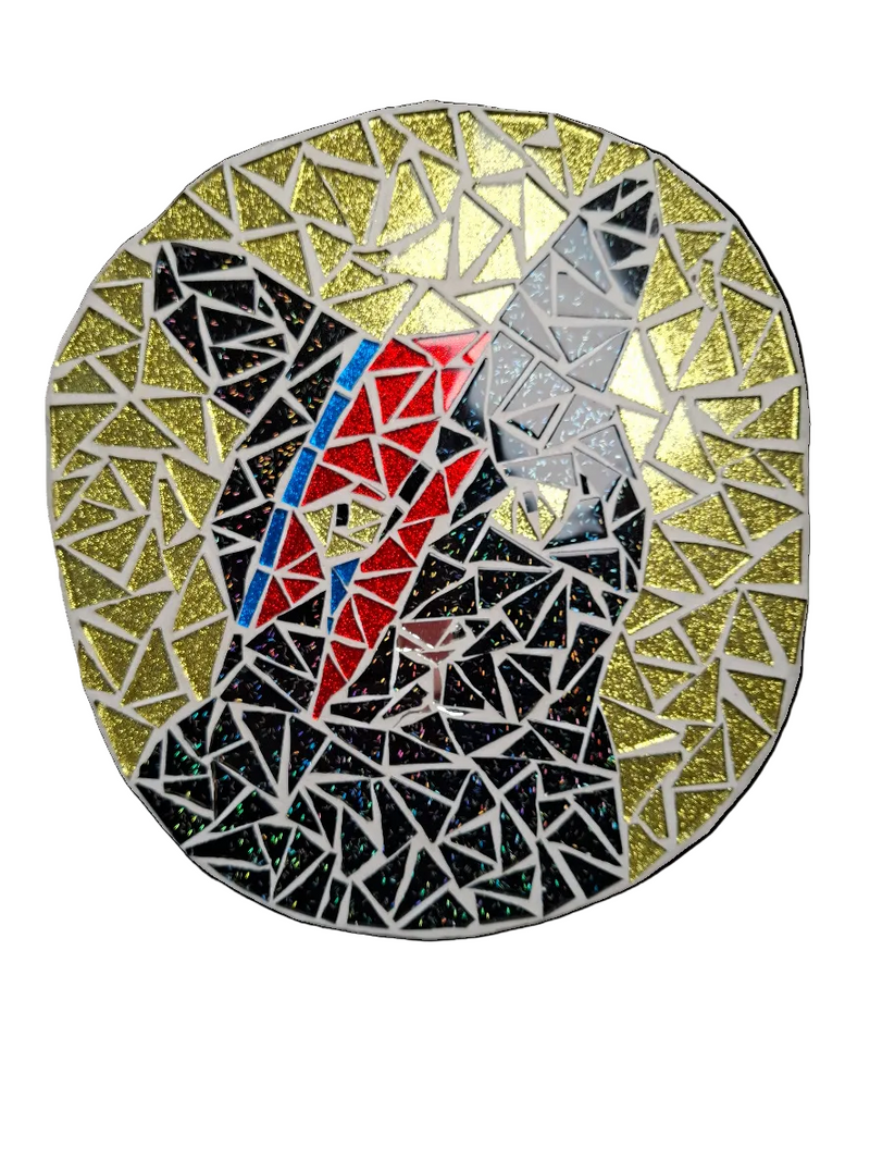 Bowie Black Cat Mosaic