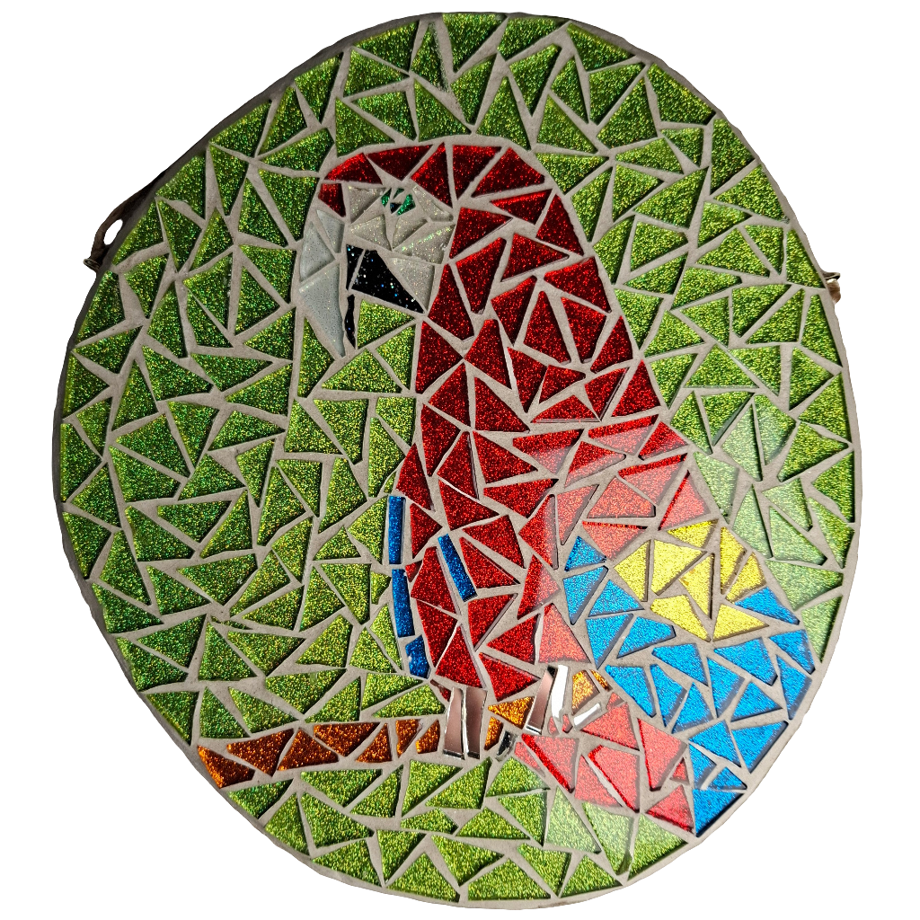 Scarlet Macaw Mosaic
