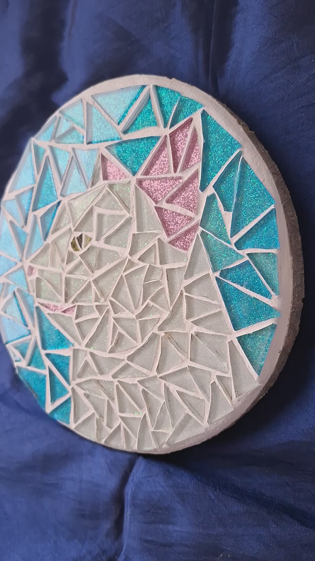 White Cat Mosaic