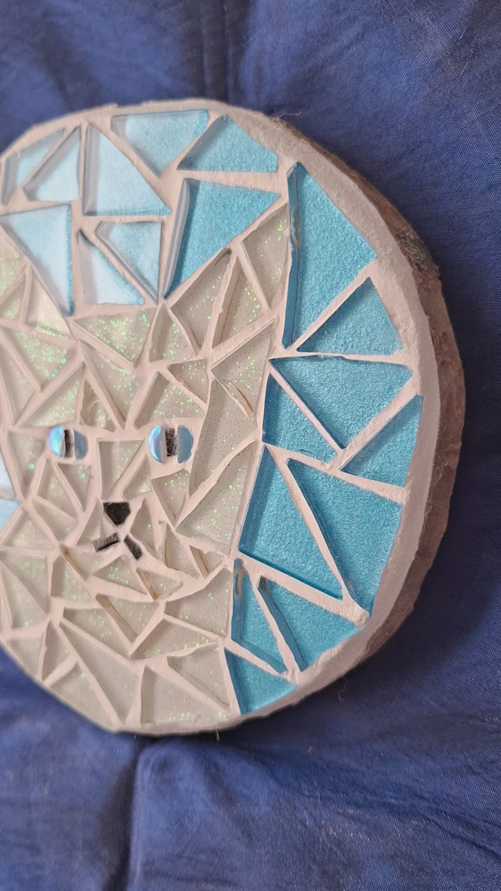 White Cat Mosaic