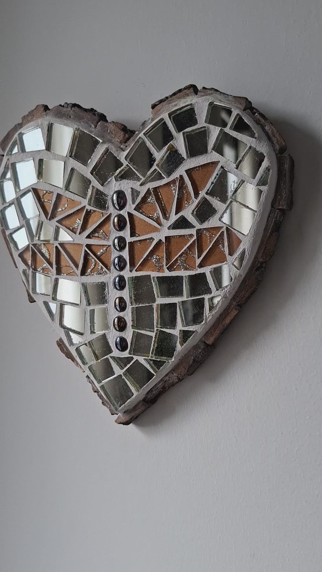 Dragonfly Heart Mosaic