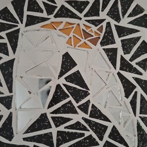 video showing close up of mosaic bat to catch the changing colours and sparkles