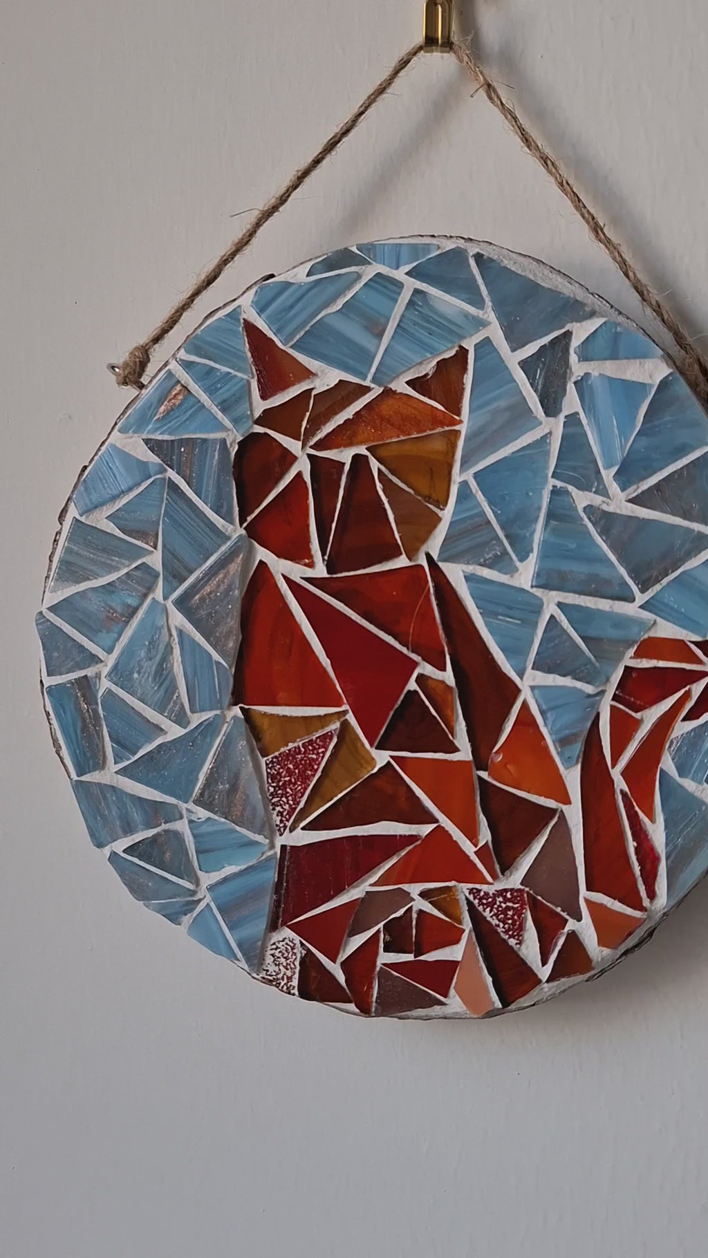 Orange cat mosaic