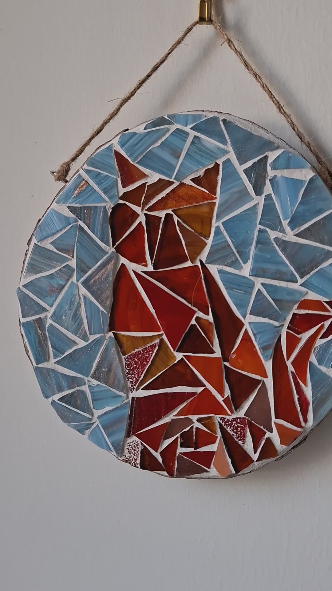 Orange cat mosaic