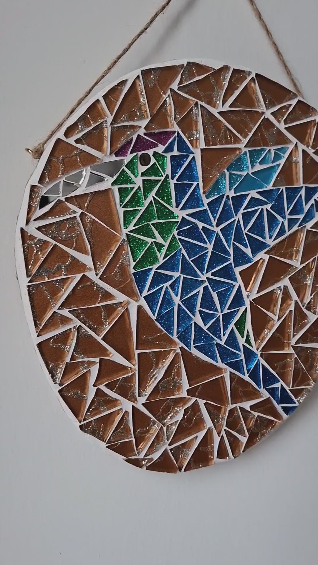 Hummingbird mosaic