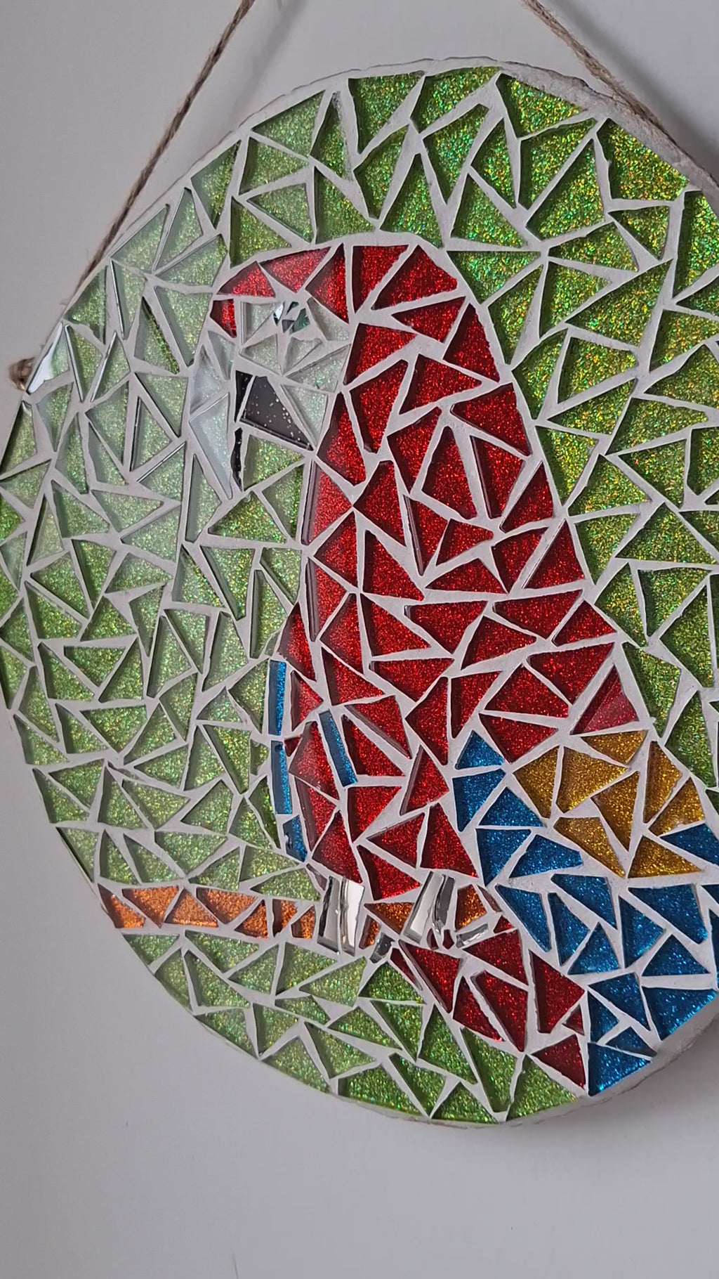 Scarlet Macaw Mosaic