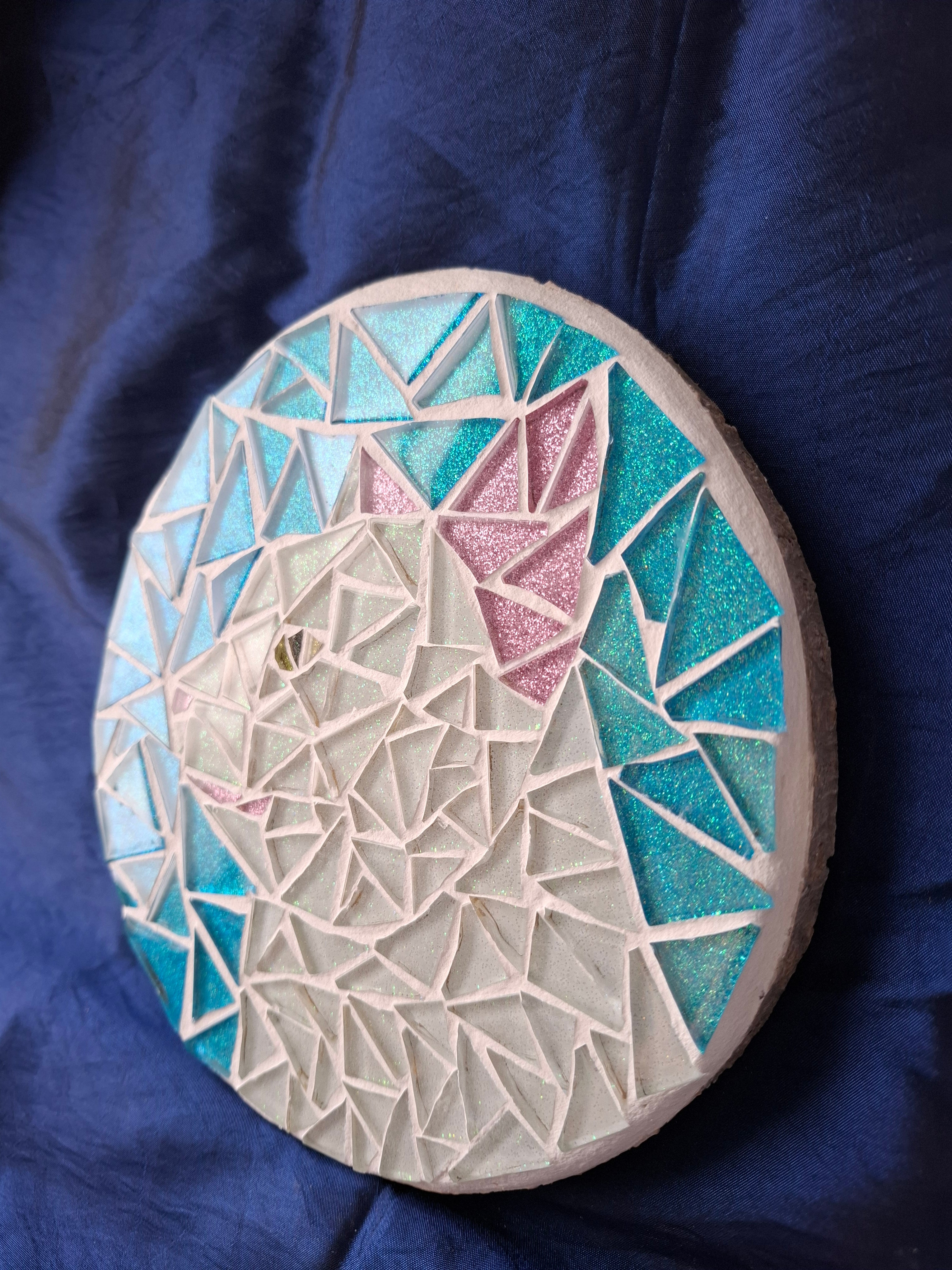 White Cat Mosaic