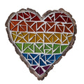 Rainbow Heart Mosaic