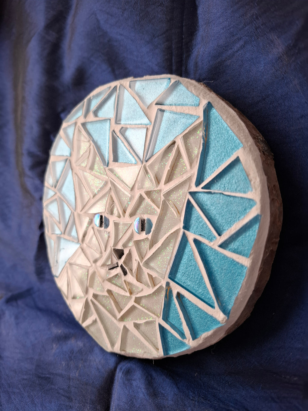 White Cat Mosaic