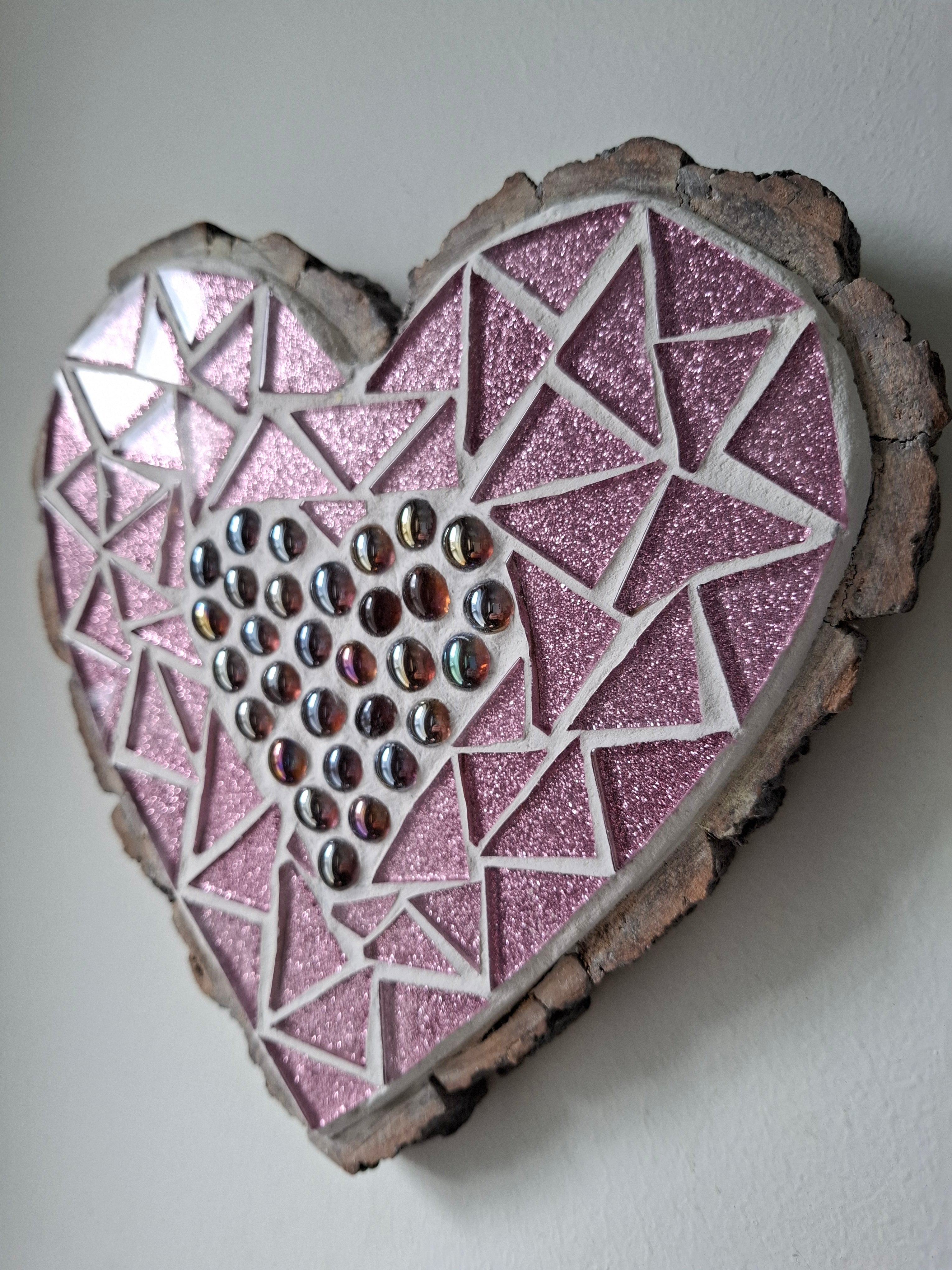 Pink Heart Mosaic