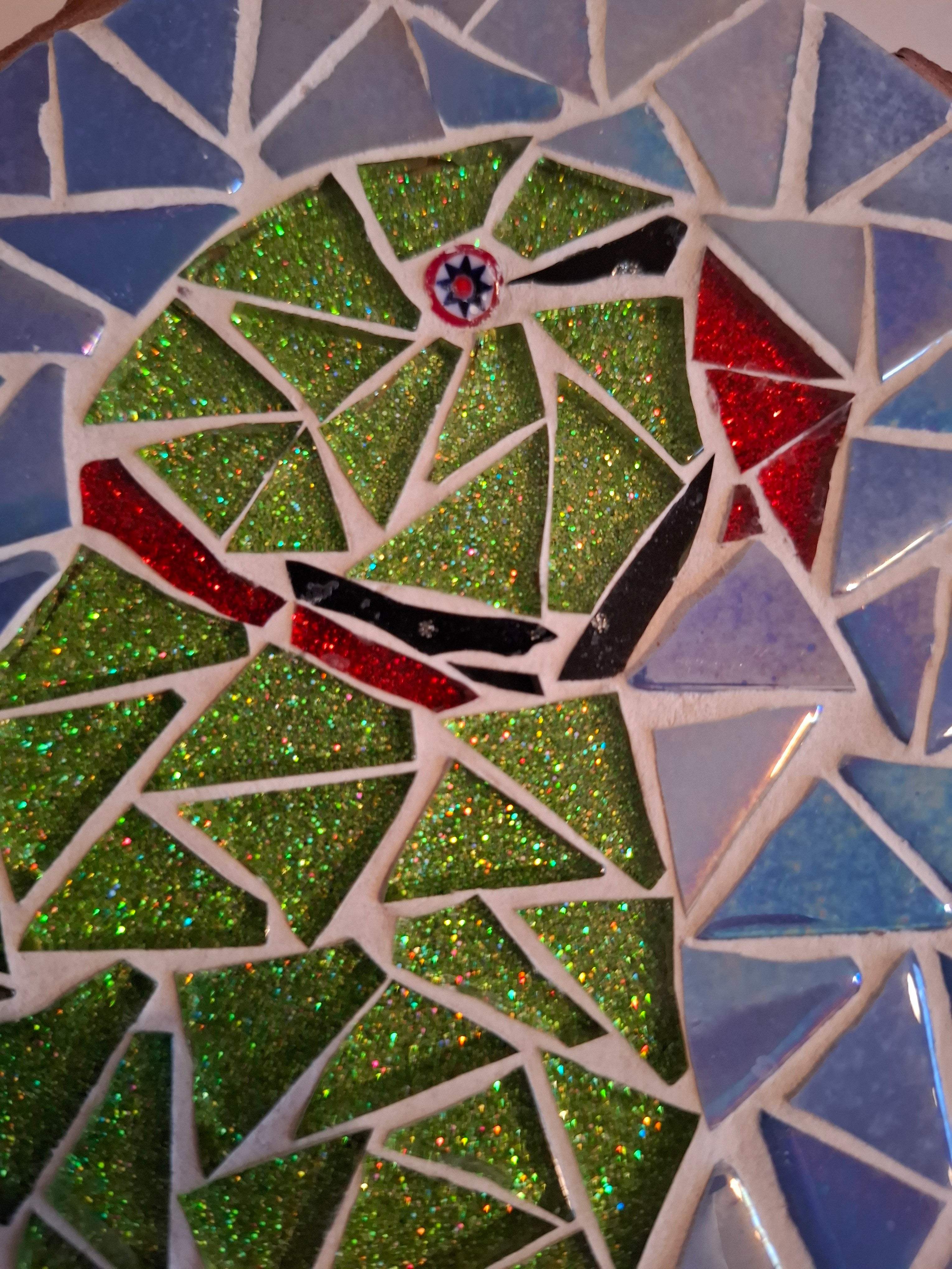 Ring-necked Parakeet Mosaic