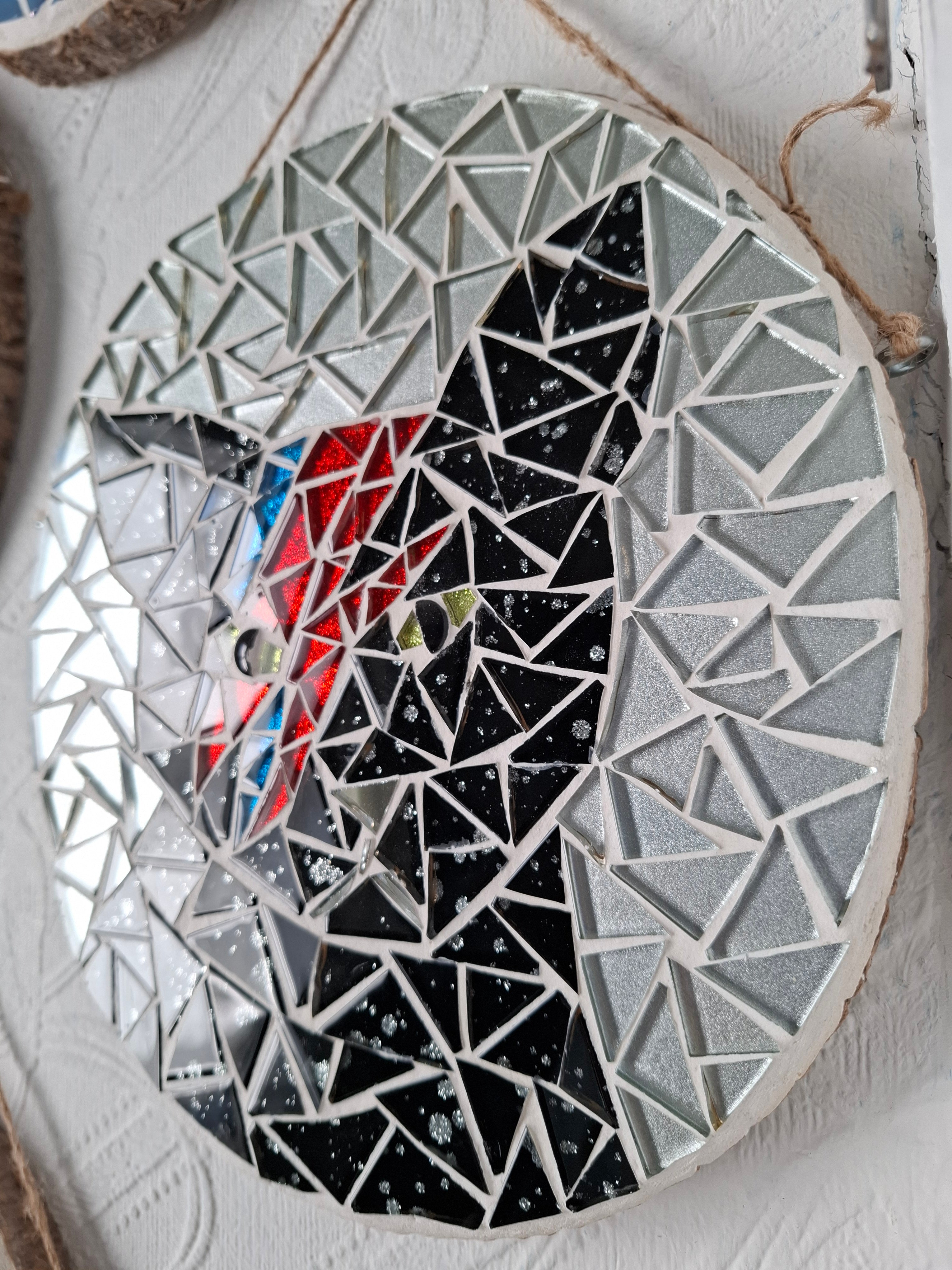 Bowie Black Cat Mosaic