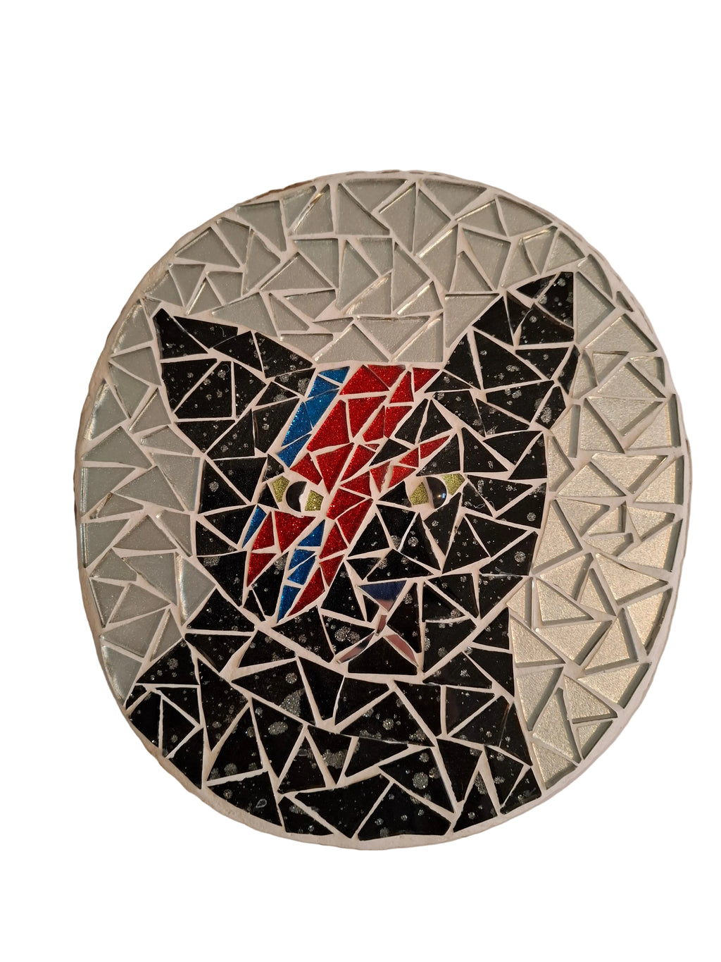 Bowie Black Cat Mosaic