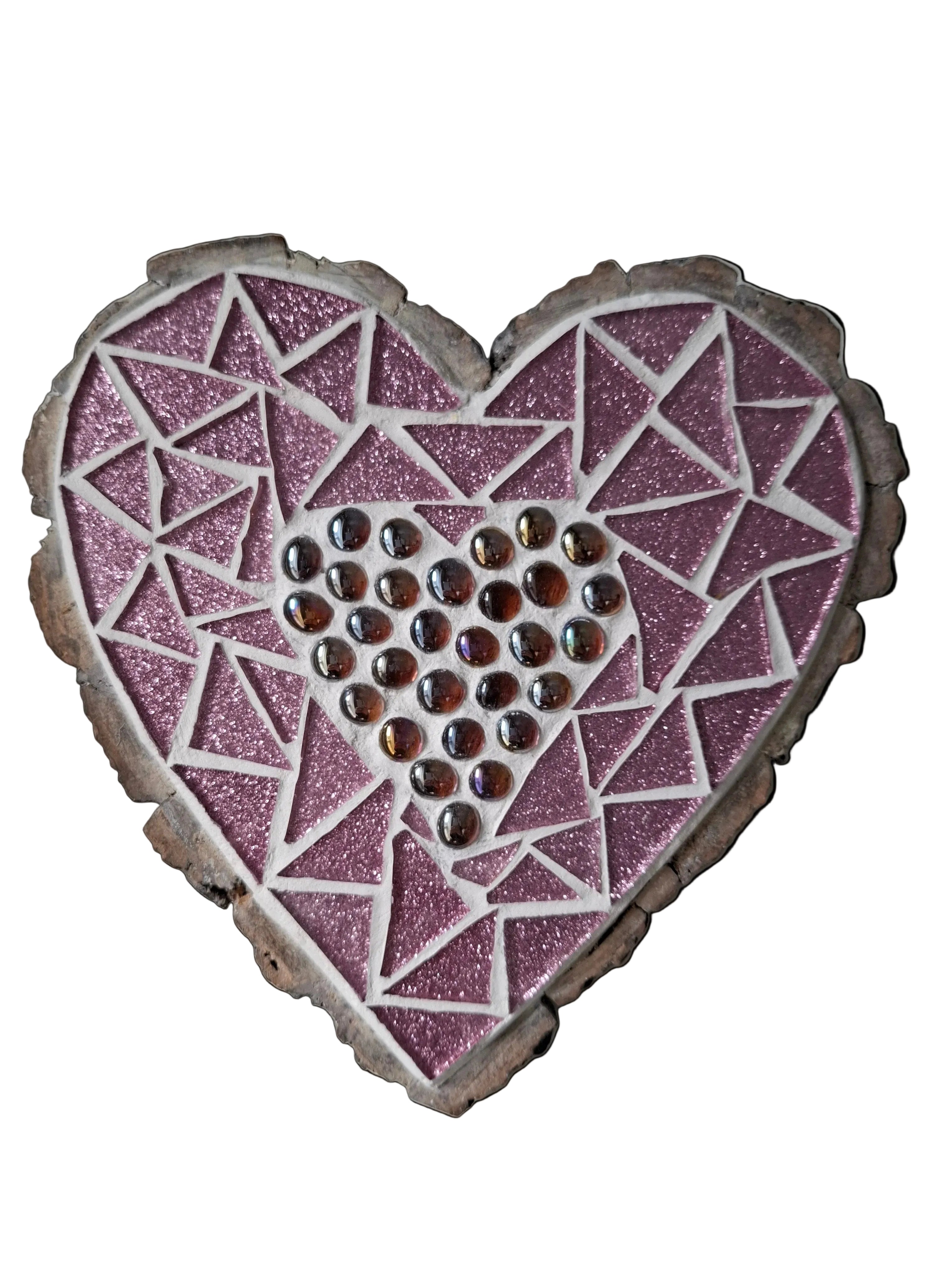 Pink Heart Mosaic