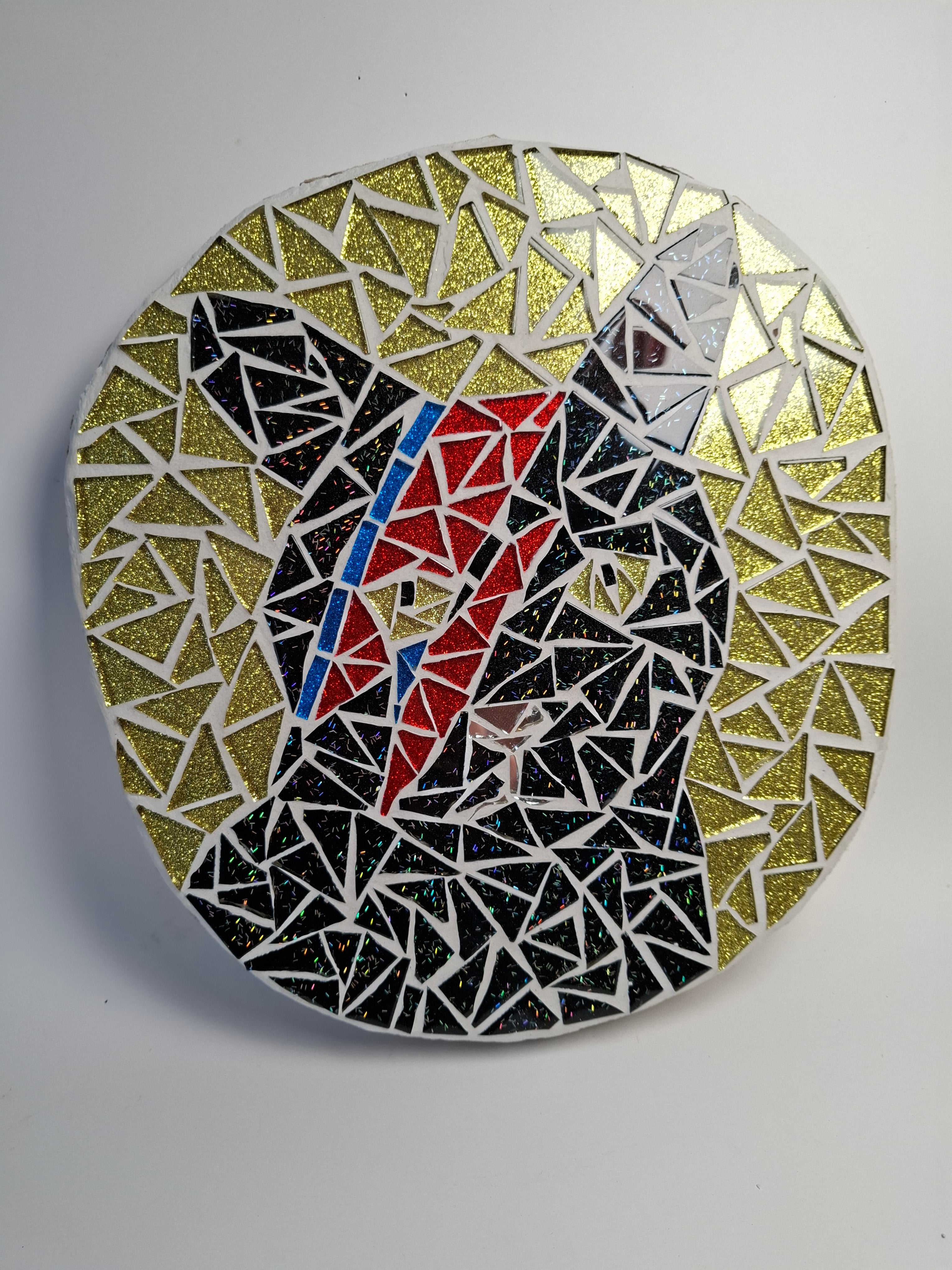 Bowie Black Cat Mosaic