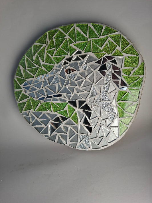 Glitterball Greyhound Dog Mosaic