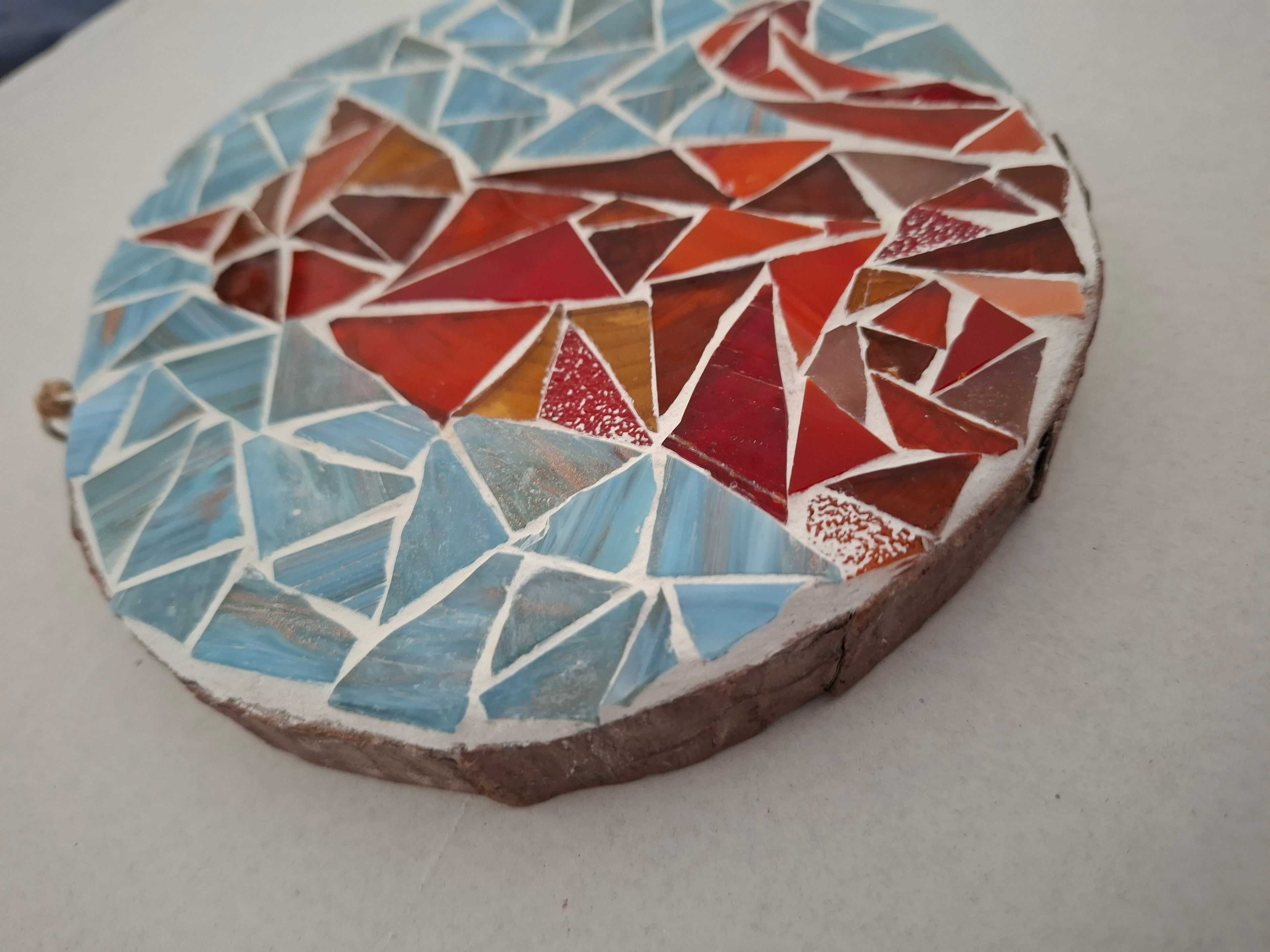 Orange cat mosaic