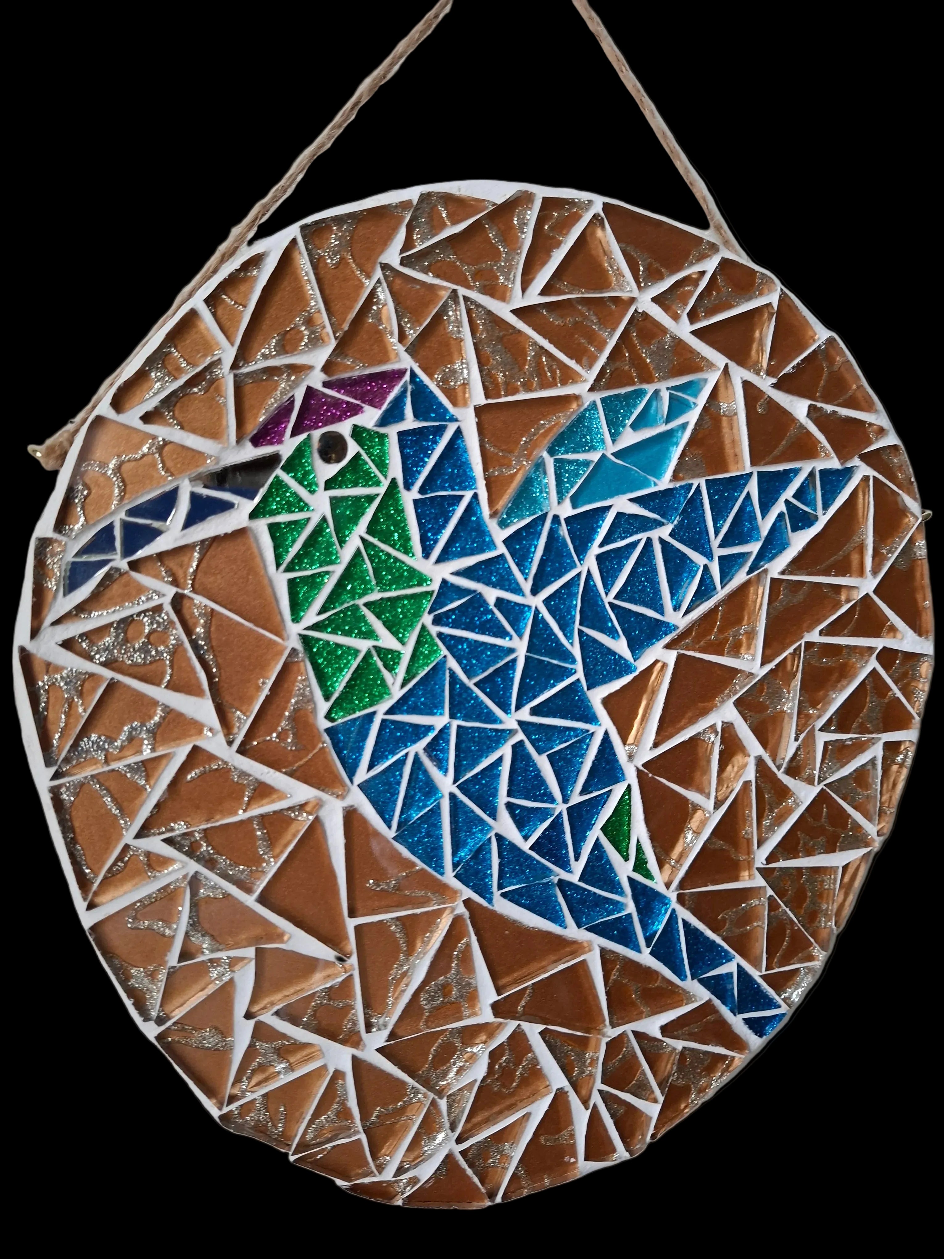 Hummingbird mosaic