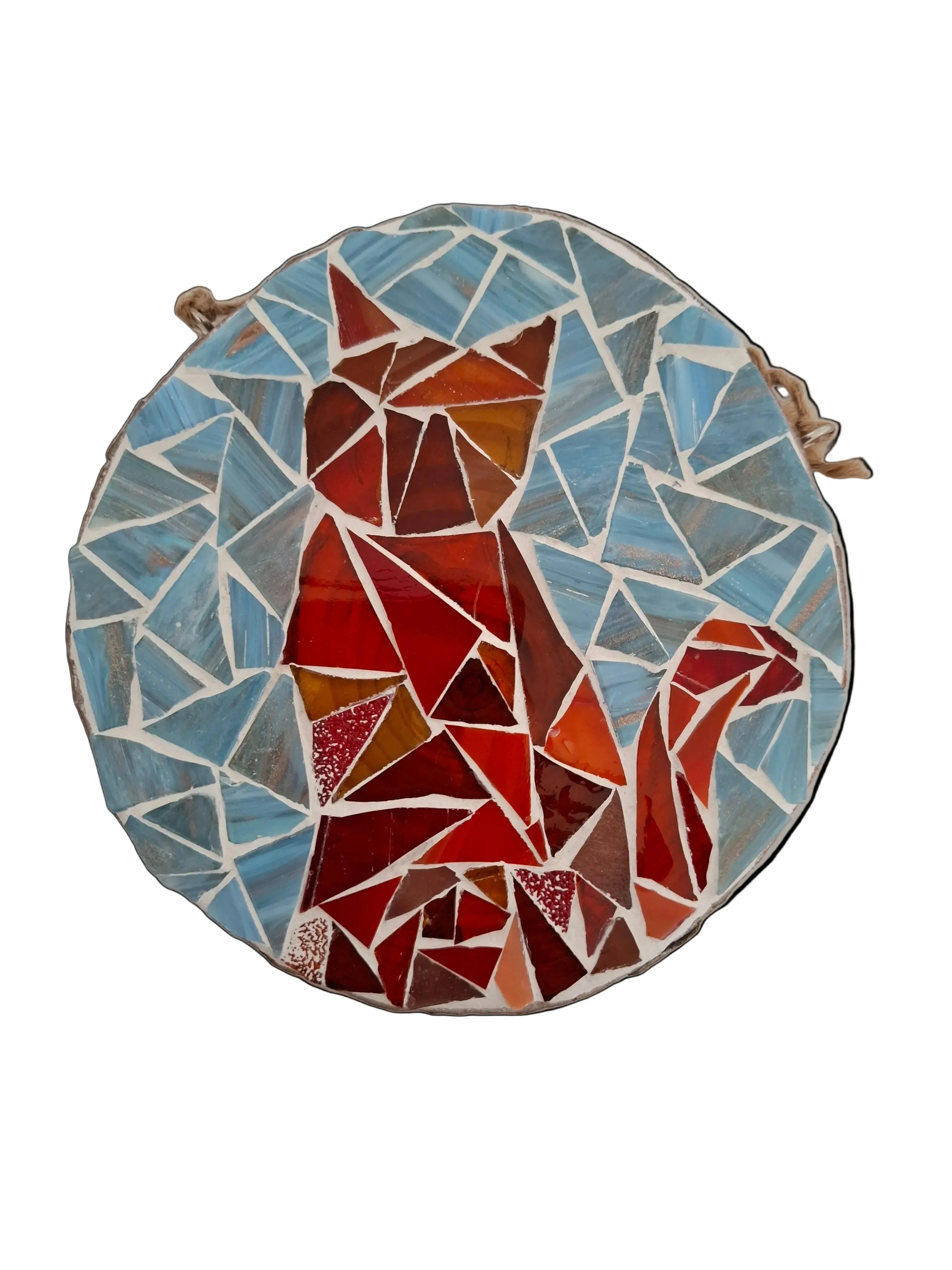 Orange cat mosaic