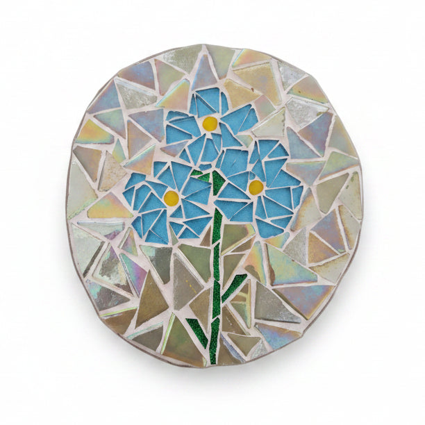 Forget me not mosaic